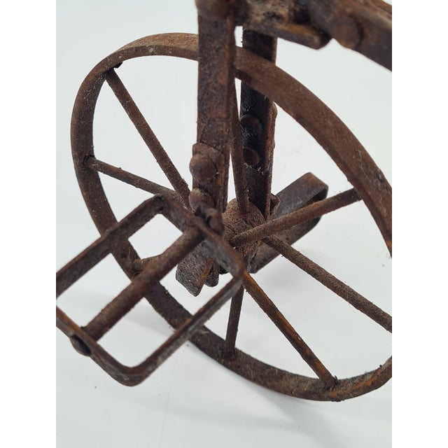 Vintage Miniature Metal Tricycles, 1970s, Set of 2 For Sale - Image 9 of 12