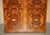 Vintage Military Campaign Burr Walnut Wardrobe with Internal Shelves For Sale - Image 3 of 18