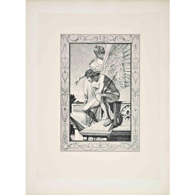 Max Klinger, Cupid and Psyche, Opus V and Opus Vb, 1880, Etching For Sale