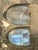 Pair of art deco wall sconces by georges leleu, 1930-1940 magnificent pair of opalescent glass wall sconces, signed g....