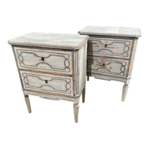 Pair of German Neo-Classical Side Tables