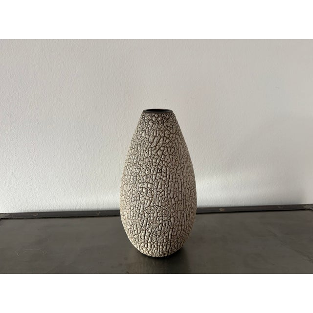 Hand-Thrown Ceramic Vase with Shrink Glaze by Albert Kiessling, 1950s For Sale - Image 6 of 18