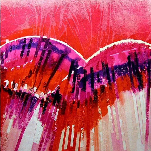 1982 "Ultimate Dream" Abstract Watercolor Painting by Maxine Masterfield For Sale