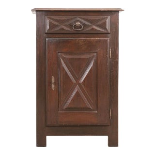 19th Century French Louis XIII-Style Oak Confiturier For Sale