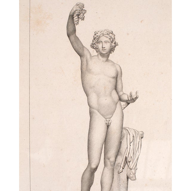 19th Century Set of Four Neoclassical Prints of Classic Figures For Sale - Image 5 of 17