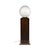 Molded Glass Ball on Tailor-Made Luminous Column from Sabino For Sale - Image 12 of 12