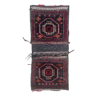 Mid-Century Turkmen Chuval Rug, 1940s For Sale