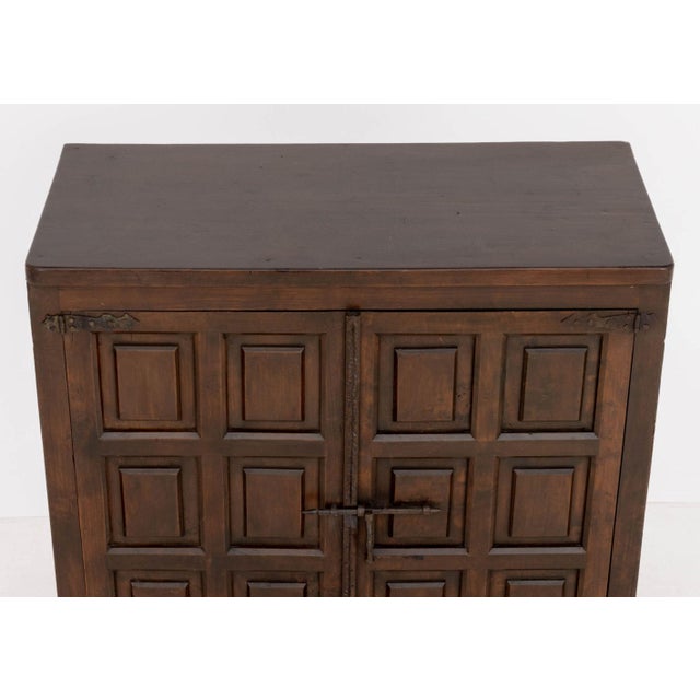 Spanish Spanish Colonial Oak Two-Door Cabinet, 18th Century For Sale - Image 3 of 8