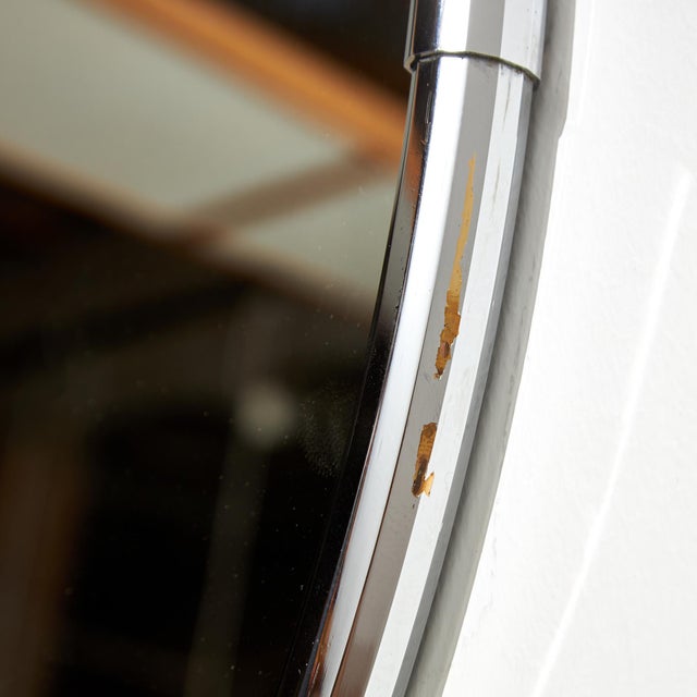 Metal Framed Mirror, 1980s For Sale - Image 5 of 14