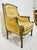 Late 19th Century French Louis XVI Style Belle Epoch Aubusson-Style Needlepoint Bergère Lounge Chair For Sale - Image 4 of 7