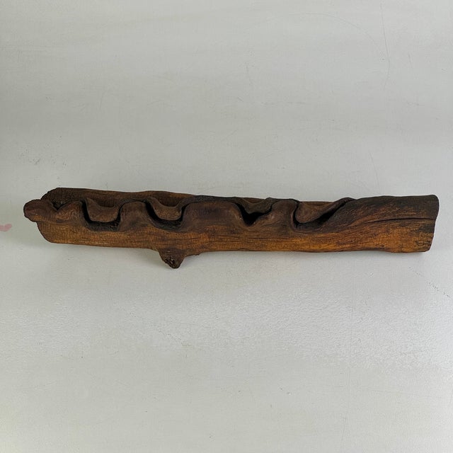 Vintage Natural Wood Log Specimen With Unusual Growth Development, Sculpture For Sale In New York - Image 6 of 8