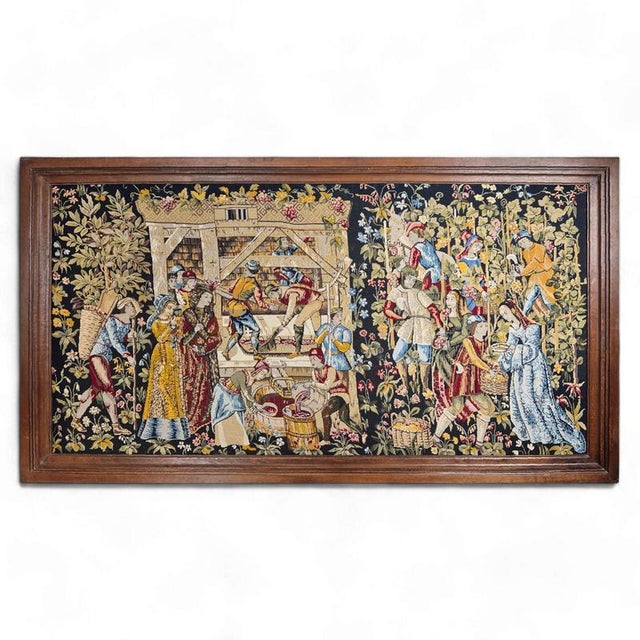 Textile 17th Century Tapestry Model the Harvest For Sale - Image 7 of 7