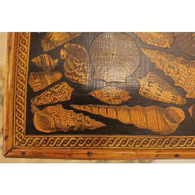 Circa 1880s English Two-Tire Square Bamboo Side Table For Sale In Raleigh - Image 6 of 6