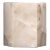 Borealis Hexagon Wall Sconce in White Alabaster For Sale