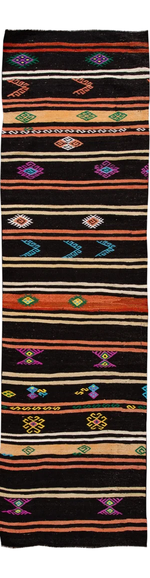 Vintage Kilim Wool Runner