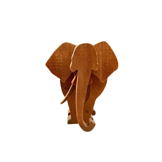 Bottega Michelangeli, Elephant Wood Sculpture, Orvieto Italy 1970s For Sale - Image 11 of 17