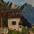 Vintage Original Alpine Village Landscape Oil Painting For Sale In Tampa - Image 6 of 11