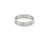 Contemporary Mid 20th Century Cartier Mini Love 18k White Gold 3.6mm Band Ring, Size 6 For Sale - Image 3 of 5
