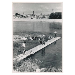 Fishermen, France, 1950s, Black & White Photograph For Sale
