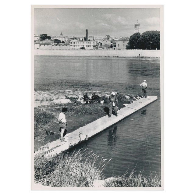 Fishermen, France, 1950s, Black & White Photograph For Sale