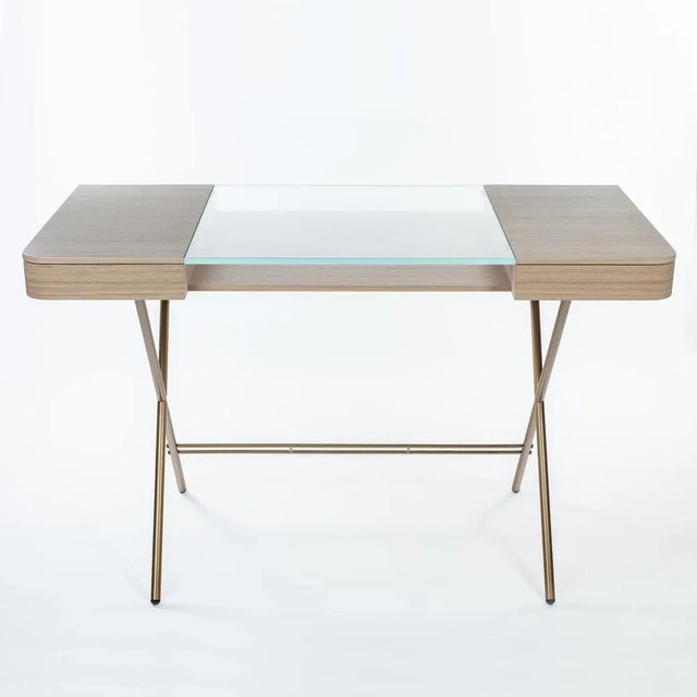 Contemporary Cosimo Desk with Natural Oak Veneer Top by Marco Zanuso Jr. for Adentro, 2023 For Sale - Image 3 of 8