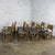 Brown Late 20th Century Campaign Style Set of 8 Dining Chairs by McGuire Rattan Cane & Navy Leather For Sale - Image 8 of 18