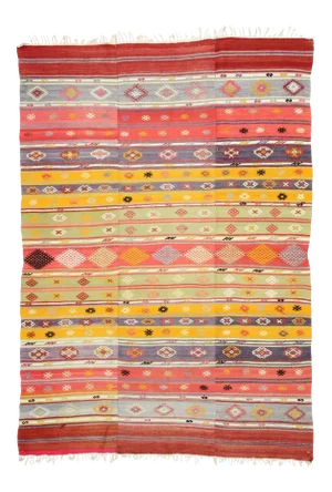 Vintage Turkish Kilim Rug, 05'07 X 07'10