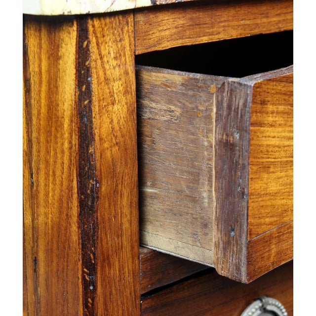 Late 18th Century Louis XVI Mahogany Petit Commode For Sale - Image 5 of 10