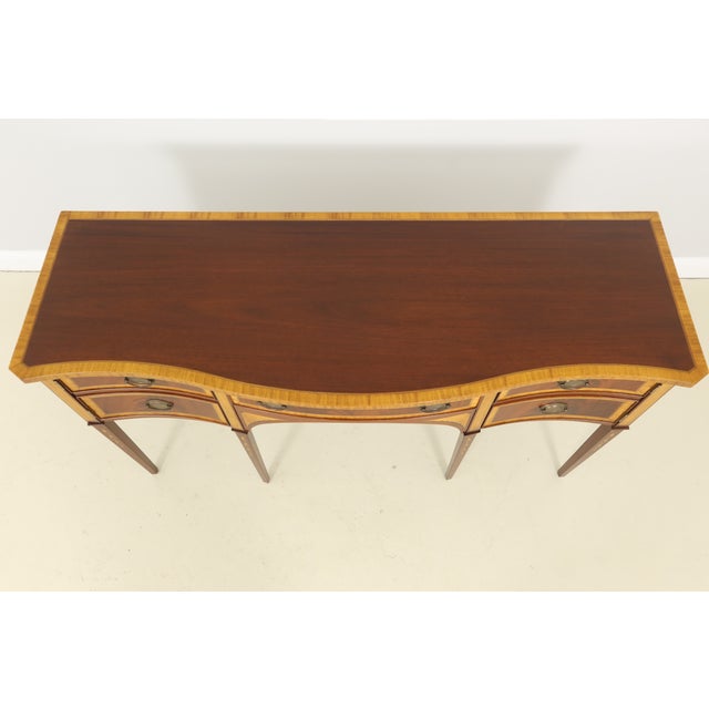 Federal Style Satinwood Inlay Mahogany Sideboard | Chairish