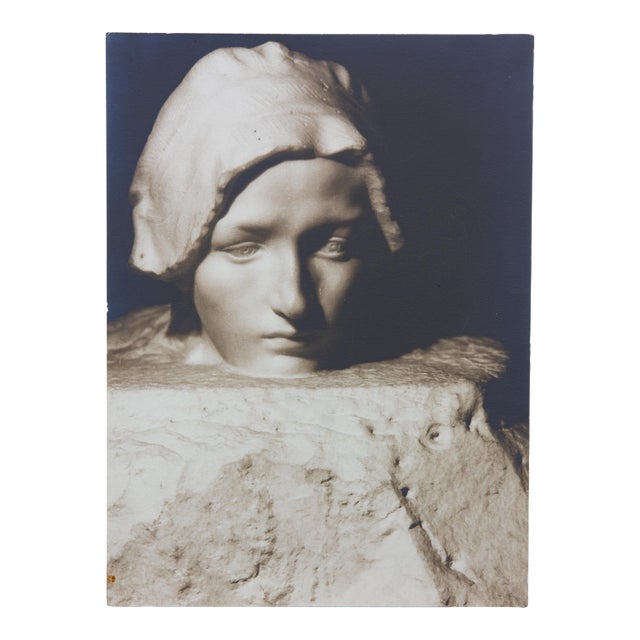 Vintage Photograph of Auguste Rodin's Sculpture by Albert Rudomine For Sale