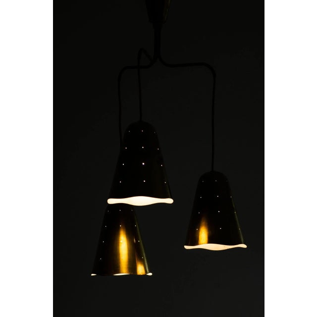 Metal Swedish Ceiling Lamp, 1950s For Sale - Image 7 of 8