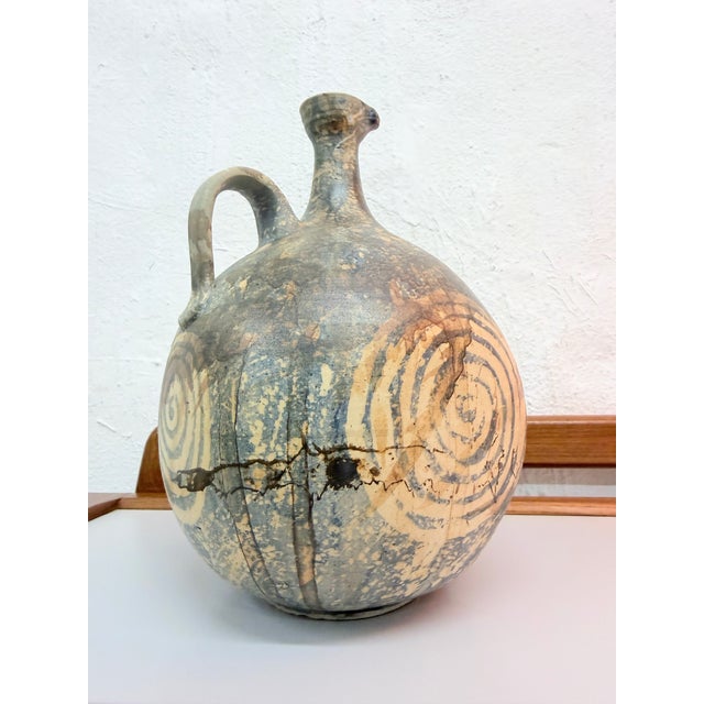 Brown German Studio Ceramic Vase by Gerhard Liebenthron, 1973 For Sale - Image 8 of 9