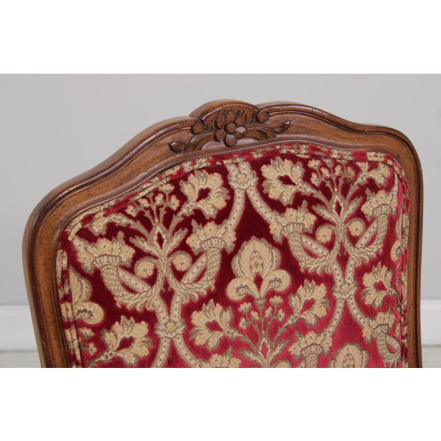 Set of 8 Auffray & Co French Style Cane Back Dining Chairs For Sale - Image 4 of 18