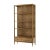 Modern Herringbone Light Oak Bookcase For Sale - Image 4 of 4