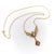 A beautiful Victorian piece with delicate filigree work, this 14k gold pendant is reminiscent of bird wings, as its shape...