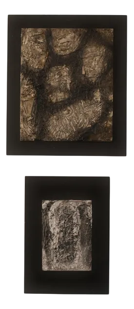 Jean Campa, Untitled Bas-Relief, 2002, Resin & Wood