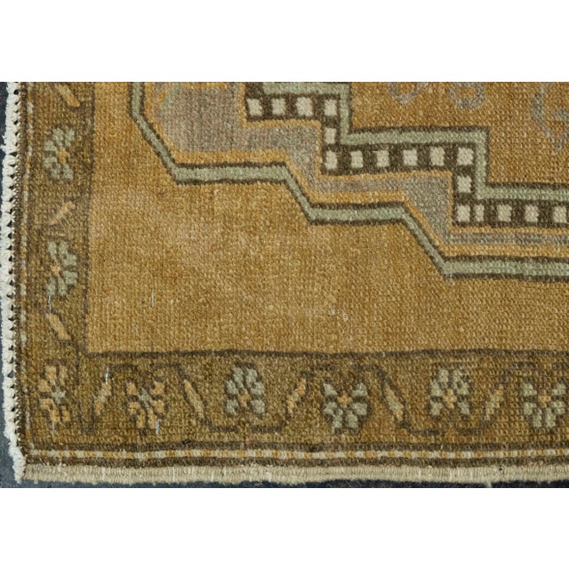 Turkish Mini Rug Oriental Hand Knotted Vintage Rug 1'8" x 3'3" #16253 Explore a curated collection of hallway runners,...