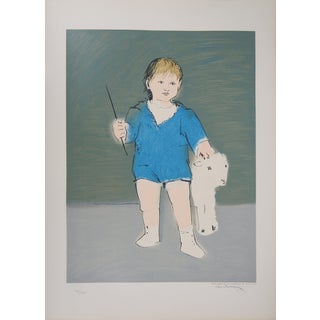 Pablo Picasso, Enfant et agneau (Petit Paul Picasso), Lithograph For Sale