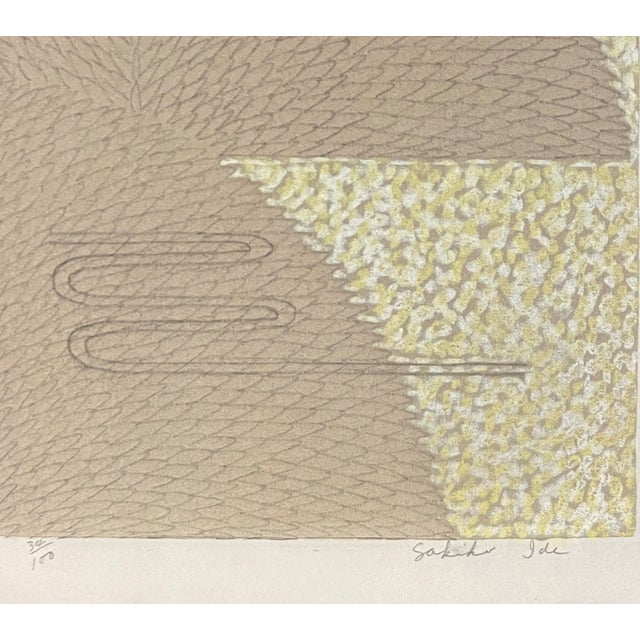 Japanese 1970 Sakkido Ide Kiku Sui II Serigraph For Sale - Image 3 of 4