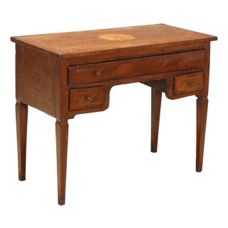 Antique Neoclassical Walnut Writing Desk, 1800s For Sale