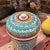 1920s 1920s Traditional Hand-Painted Ceramic Sicilian Big Salt Container From Patti For Sale - Image 5 of 8