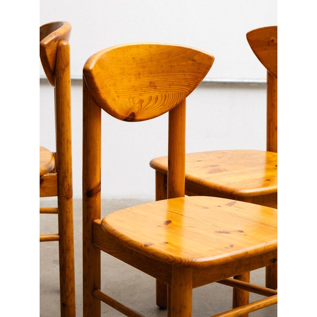 Solid Pine Dining Chairs Attributed to Rainer Daumiller - A Pair For Sale - Image 12 of 12