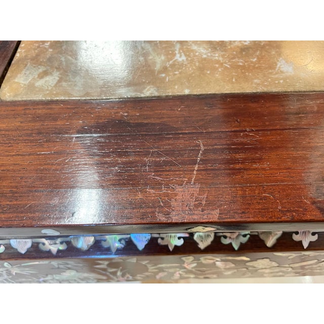 Chinese Altar Table Mother-Of-Pearl Decoration For Sale - Image 11 of 11