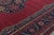 Red Antique Turkish Isparta Rug With Red Open Field and Medallion | Rug and Kilim For Sale - Image 8 of 10