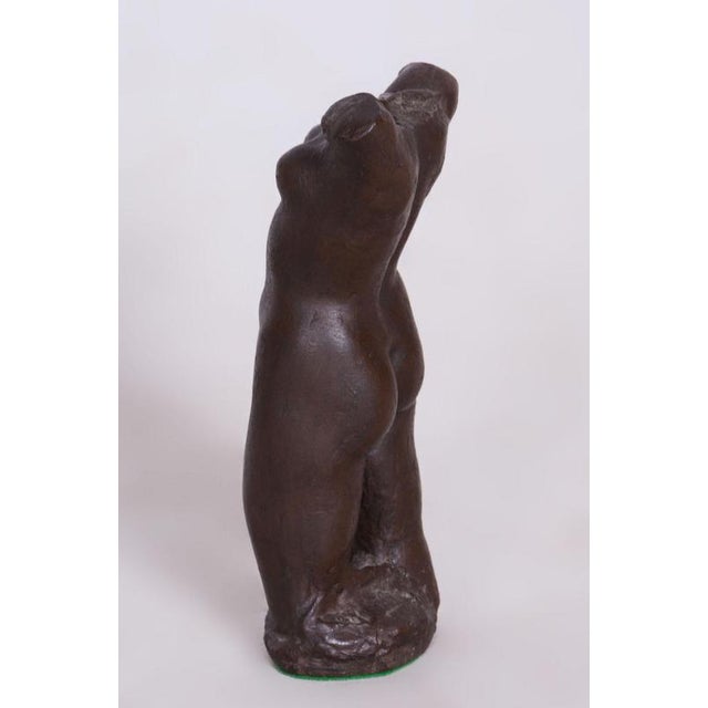 1940s Art Deco Nude Ceramic Torso Statue, 1940s For Sale - Image 5 of 9