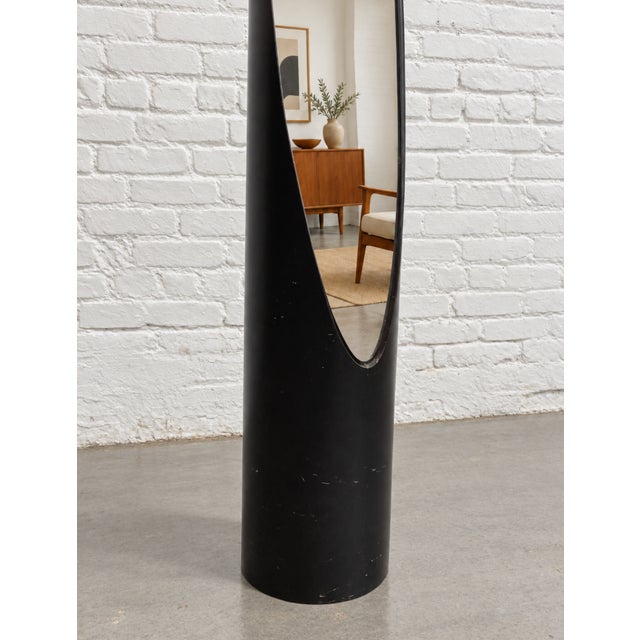 1970s Vintage Mid Century Freestanding Lipstick Mirror, C. 1970’s For Sale - Image 5 of 11