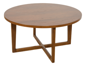 Mid-Century Round Teak Coffee Table from Remploy, United Kingdom, 1970s