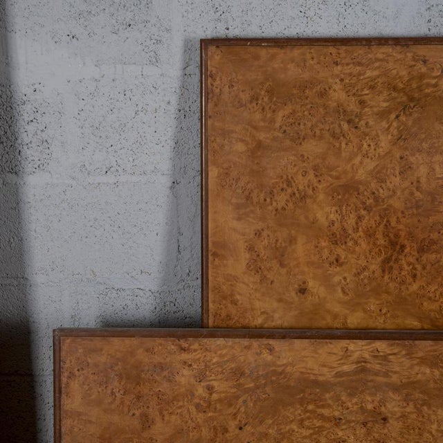Art Deco Bed in Briar Root For Sale - Image 4 of 18