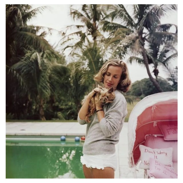 Slim Aarons, Alice Topping, Estate Stamped Photographic Print, 1959 / 2020s For Sale