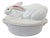 Vintage "Bordallo Pinheiro" Majolica Rabbit Covered Tureen For Sale